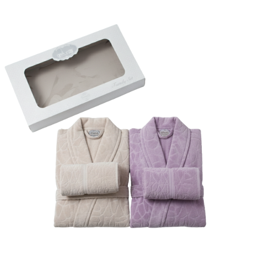 Ensemble de Peignoirs de Bain Miss Paris – 6 Pièces Familial