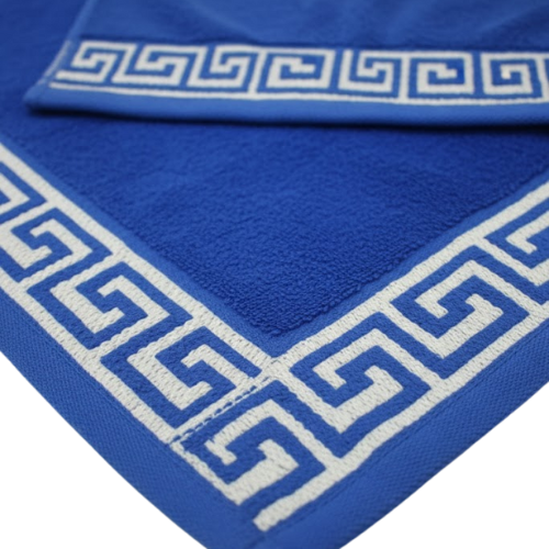 Serviette de Bain Versace Bleu Royal (2 pièces)