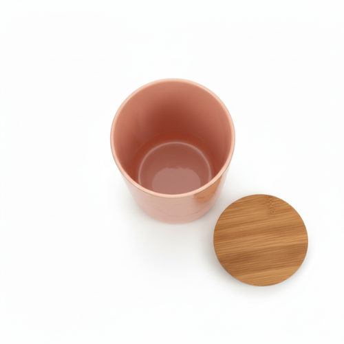 Set de Bocaux de Cuisine en Verre Rose