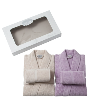 Ensemble de Peignoirs de Bain Miss Paris – 6 Pièces Familial