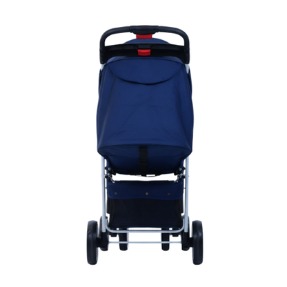 Poussette Bébé Pliante Confortable – Bleu Marine