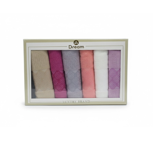 Coffret Serviettes de Bain Dream Luxe 6 Pièces